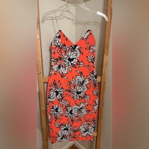 Misguided Floral Midi Dress